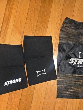 Black Elbow Sleeves - Supportive Compression Pair